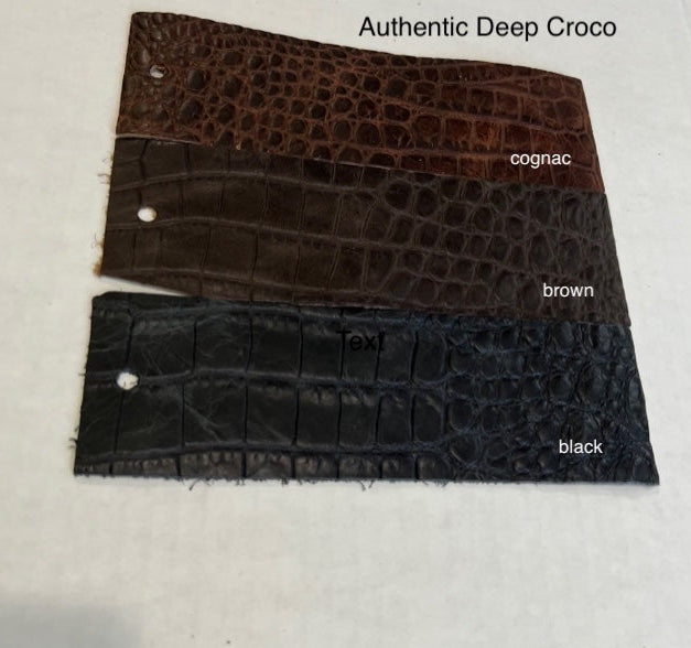 Authentic Deep Croco – LEATHERwks
